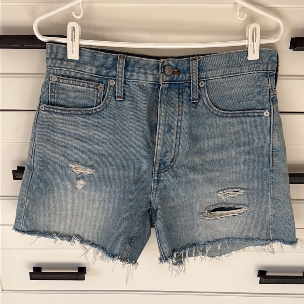 Madewell Distressed Denim Shorts